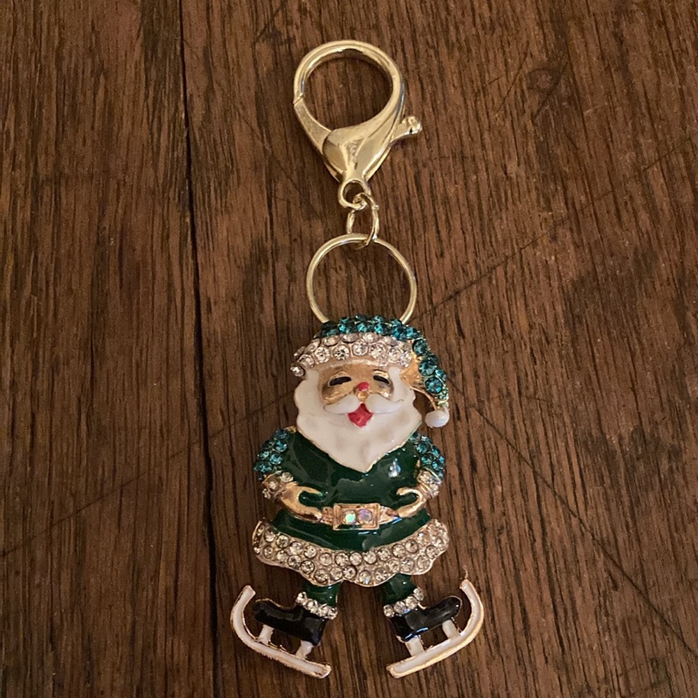 Betsey Johnson Santa Claus Necklace &/or Purse Charm NWT - Picture 6 of 6
